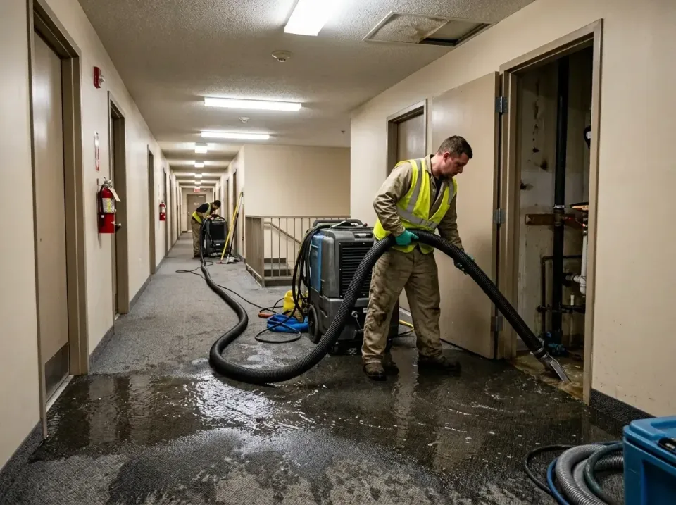 multi-unit-apartment-hallway-f-005 — frequently asked questions, Emergency Burst Pipe Water Extraction & Removal in Eureka S…